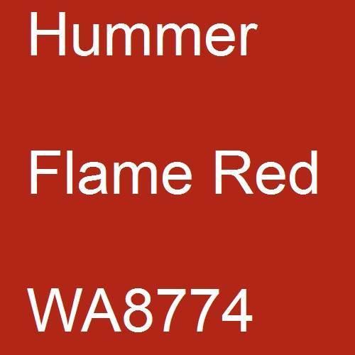 Hummer, Flame Red, WA8774.